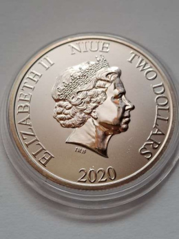 Niue 2 Dolary Żółw 2020 r