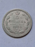 Rosja 5 Kopiejek 1905 r Rosja 5 Kopiejek 1905 r