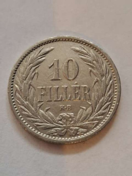 Węgry 10 Filler Franciszek Józef I 1908 r