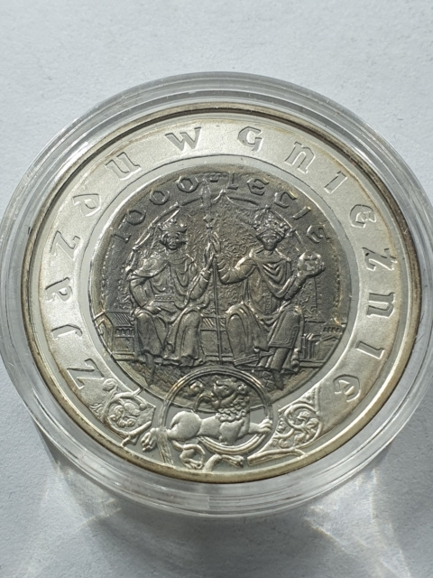10 zł 1000 Lat Zjazdu w Gnieźnie 2000 rok 10 zł 1000 Lat Zjazdu w Gnieźnie 2000 rok