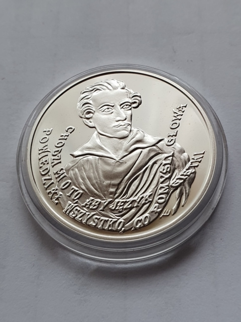 10 zł Juliusz Słowacki 1999 r 10 zł Juliusz Słowacki 1999 r