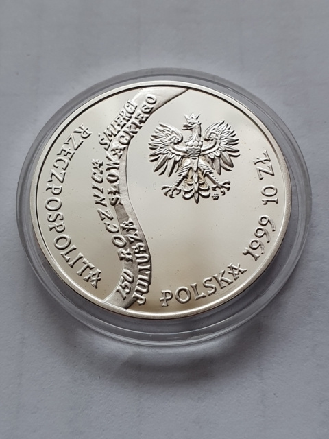10 zł Juliusz Słowacki 1999 r 10 zł Juliusz Słowacki 1999 r