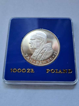 1000 zł Jan Paweł II 1982 r