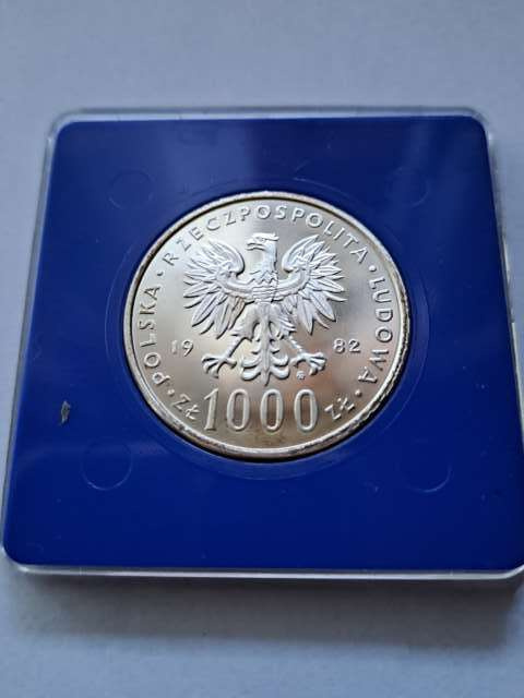 1000 zł Jan Paweł II 1982 r 1000 zł Jan Paweł II 1982 r
