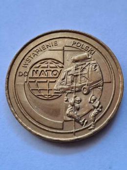 2 zł Wstąpienie Polski Do Nato 1999 r