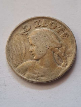 2 zł Żniwiarka 1925 r bez kropki
