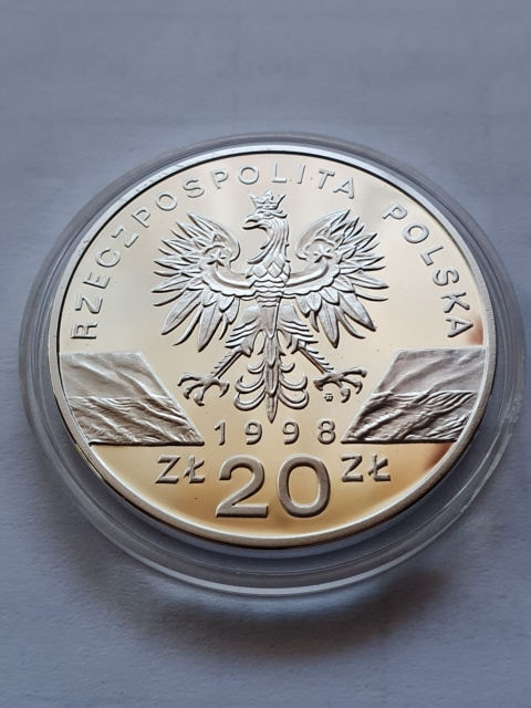 20 zł Ropucha Paskówka 1998 rok 20 zł Ropucha Paskówka 1998 rok