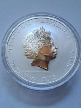 Australia 1 Dolar Rok Kozy 2015 r