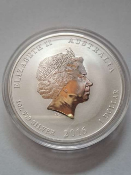 Australia 1 Dolar Rok Małpy 2016 r Lunar
