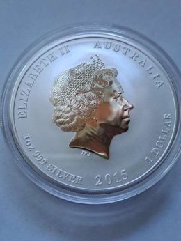 Australia 1 Dolar Rok Kozy 2015 r