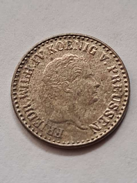 Niemcy 1 Srebrny Grosz Prusy 1846 r Niemcy 1 Srebrny Grosz Prusy 1846 r