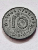 Niemcy 10 Pfenning III Rzesza 1941 r B Niemcy 10 Pfenning III Rzesza 1941 r B