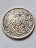 Niemcy 1/2 Marki Wilhelm II 1917 r A Niemcy 1/2 Marki Wilhelm II 1917 r A