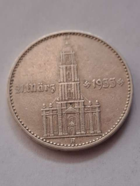 Niemcy 2 Marki Kościół III Rzesza 1934 r A Niemcy 2 Marki Kościół III Rzesza 1934 r A