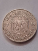 Niemcy 2 Marki Kościół III Rzesza 1934 r A Niemcy 2 Marki Kościół III Rzesza 1934 r A