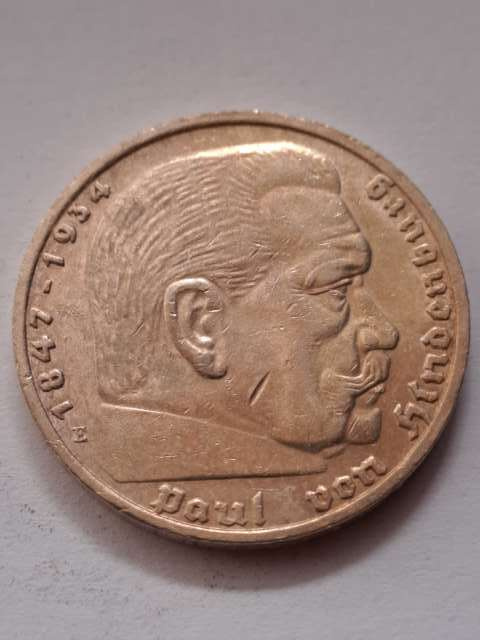 Niemcy 5 Marek Hindenburg 1938 r E