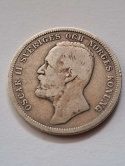 Szwecja 1 Korona Oscar II 1898 r Szwecja 1 Korona Oscar II 1898 r