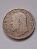 Szwecja 1 Korona Oscar II 1907 r Szwecja 1 Korona Oscar II 1907 r