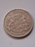 Szwecja 1 Korona Oscar II 1907 r Szwecja 1 Korona Oscar II 1907 r