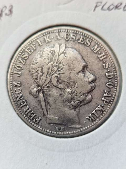 Węgry 1 Forint Franciszek Józef I 1883 r Węgry 1 Forint Franciszek Józef I 1883 r