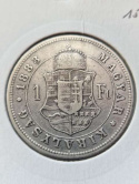 Węgry 1 Forint Franciszek Józef I 1883 r Węgry 1 Forint Franciszek Józef I 1883 r