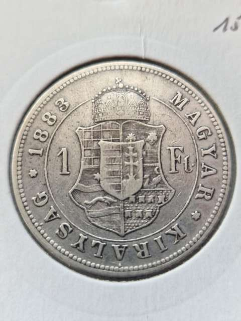 Węgry 1 Forint Franciszek Józef I 1883 r Węgry 1 Forint Franciszek Józef I 1883 r