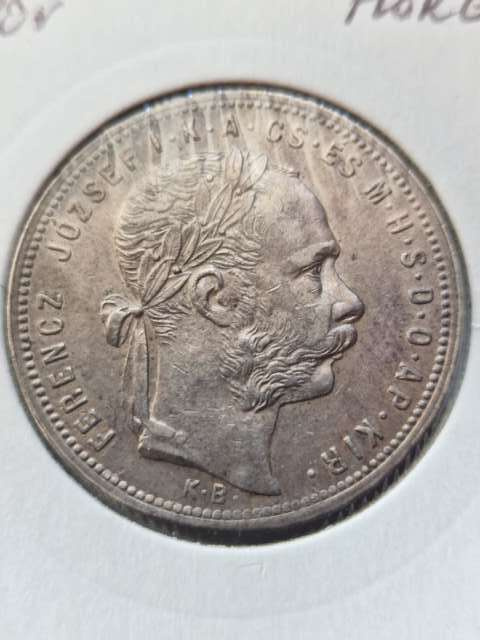 Węgry 1 Forint Franciszek Józef I 1880 r Węgry 1 Forint Franciszek Józef I 1880 r