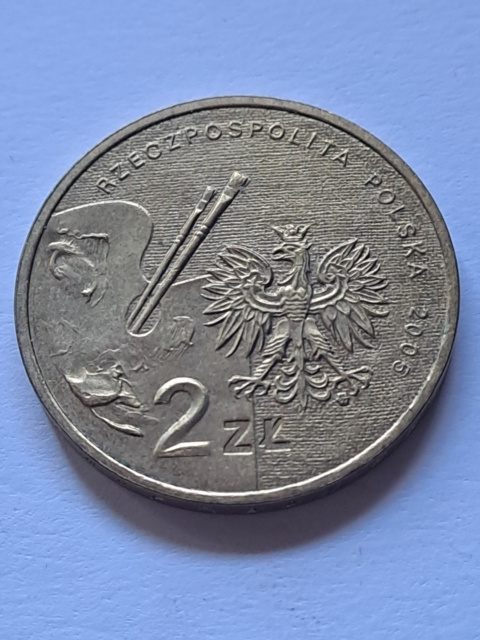 2 zł Tadeusz Makowski 2005 r 2 zł Tadeusz Makowski 2005 r