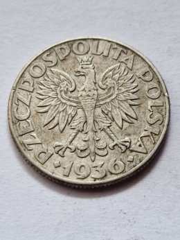 2 zł Żaglowiec 1936 r
