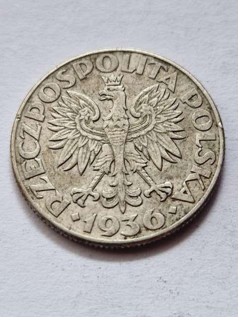2 zł Żaglowiec 1936 r 2 zł Żaglowiec 1936 r