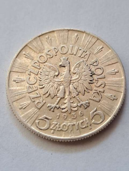 5 zł Józef Piłsudski 1936 r