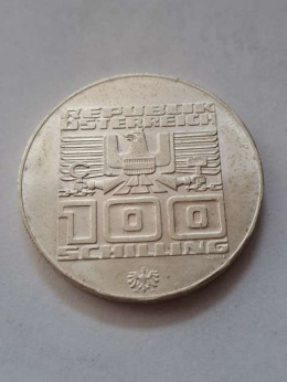Austria 100 Schilling Innsbruck 1976 r
