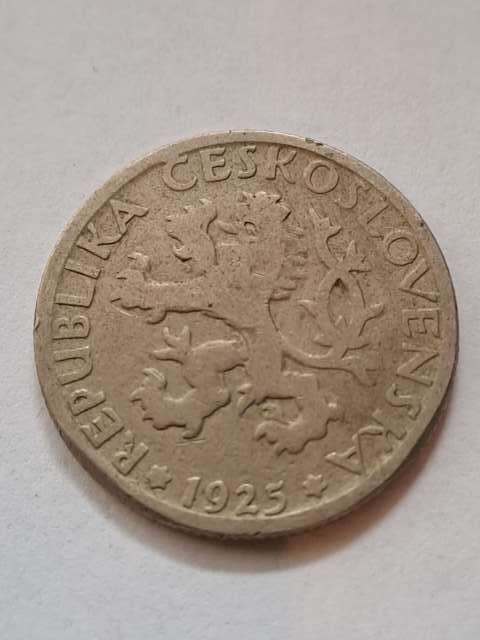 Czechosłowacja 1 Korona 1925 r Czechosłowacja 1 Korona 1925 r