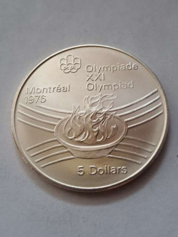 Kanada 5 Dolarów Olimpiada Montreal 1975 r