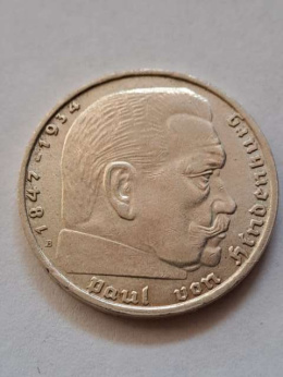 Niemcy 2 Marki Hindenburg 1938 r B