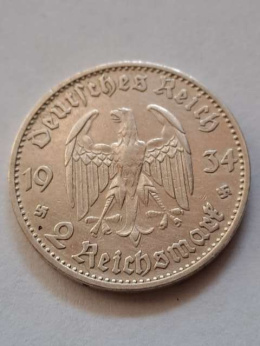 Niemcy 2 Marki Kościół III Rzesza 1934 r D