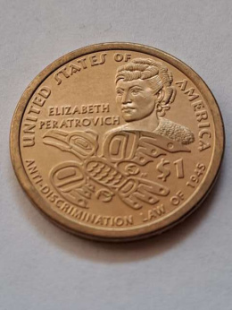 USA Dollar E. Peratrovich 2020 r