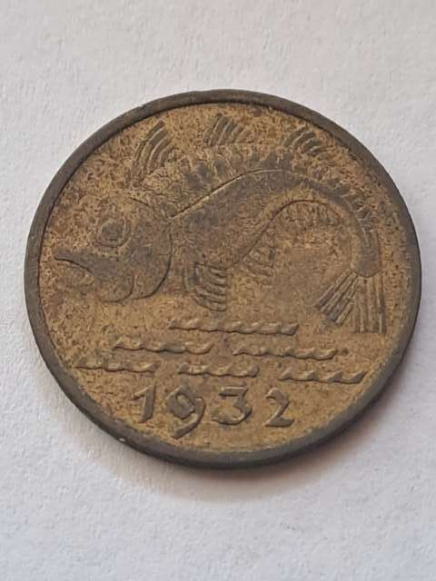 WMG 10 Fenigów Dorsz 1932 r WMG 10 Fenigów Dorsz 1932 r