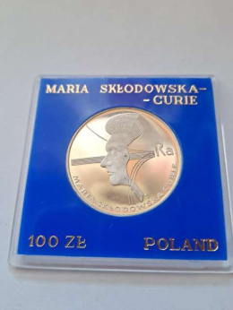 100 zł Maria Skłodowska Curie 1974 r