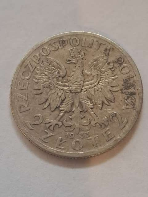 2 zł Głowa Kobiety 1933 r 2 zł Głowa Kobiety 1933 r