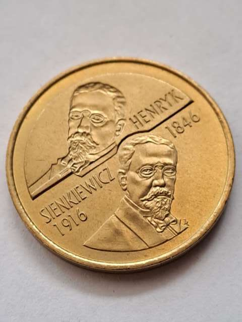 2 zł Henryk Sienkiewicz 1996 r 2 zł Henryk Sienkiewicz 1996 r