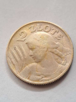 2 zł Żniwiarka 1924 r Litera H rzadka