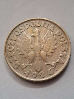 2 zł Żniwiarka 1924 r Litera H rzadka