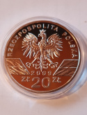 20 zł Jaszczurka Zielona 2009 r 20 zł Jaszczurka Zielona 2009 r