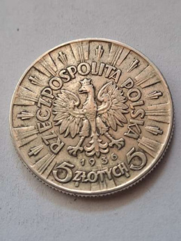 5 zł Józef Piłsudski 1936 r