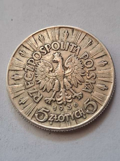 5 zł Józef Piłsudski 1936 r 5 zł Józef Piłsudski 1936 r