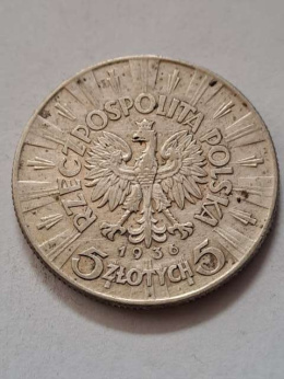 5 zł Józef Piłsudski 1936 r