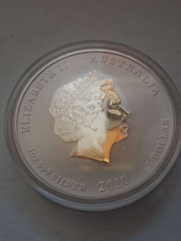 Australia 1 Dolar Rok Tygrysa 2010 r