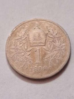 Austria 1 Korona Franciszek Józef I 1898 r