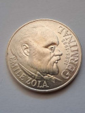 Francja 100 Franków E. Zola 1985 r Francja 100 Franków E. Zola 1985 r